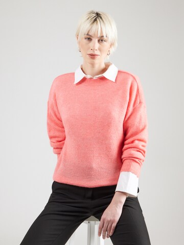 MSCH COPENHAGEN Sweater 'Festina Hope' in Orange: front
