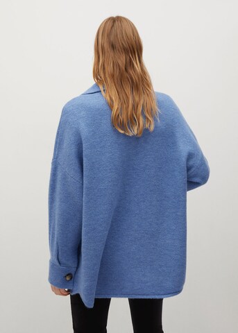 MANGO Strickjacke 'Joshi' in Blau