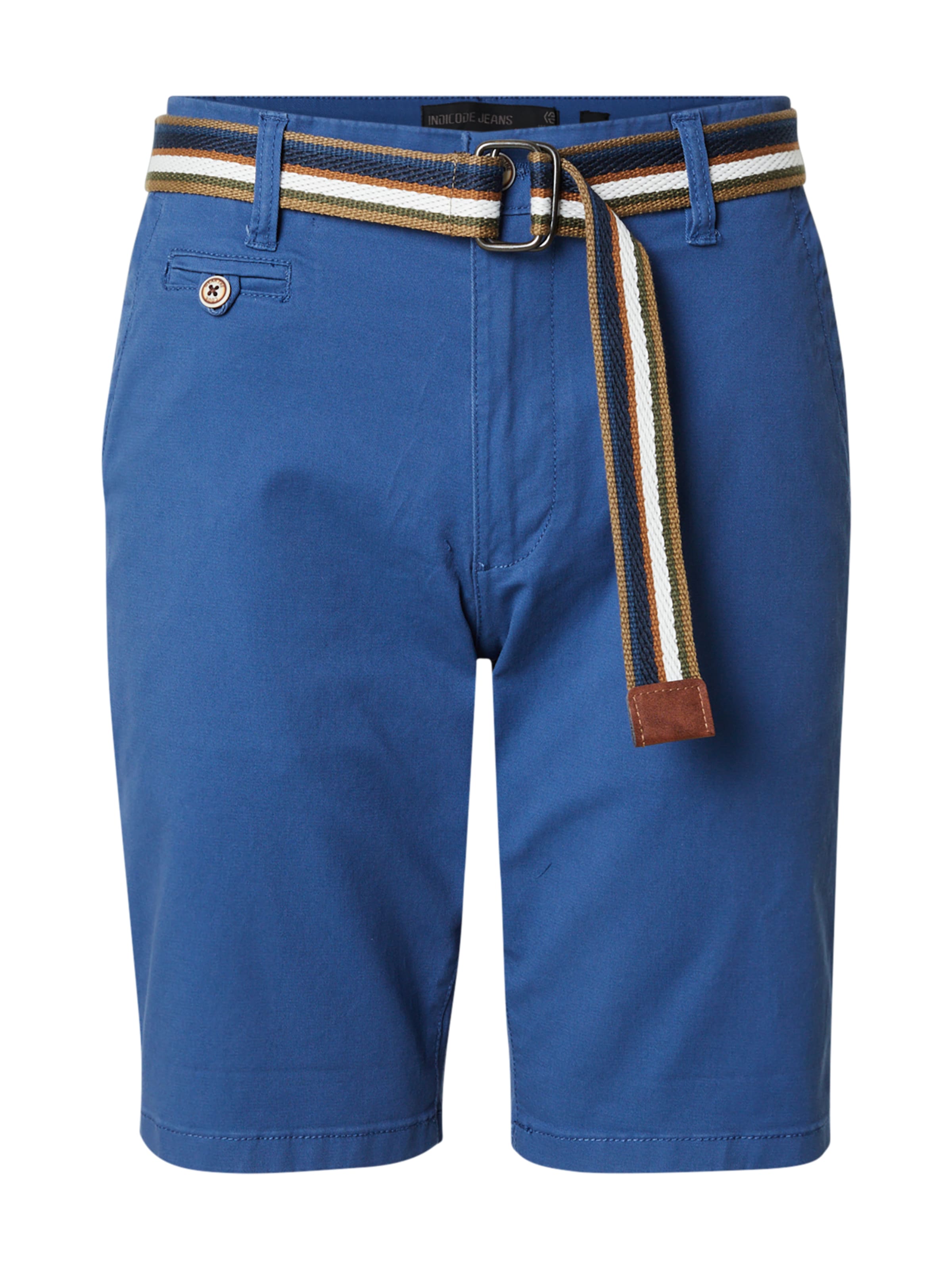 INDICODE JEANS regular Παντελόνι τσίνο 'Royce' σε μπλε: μπροστά