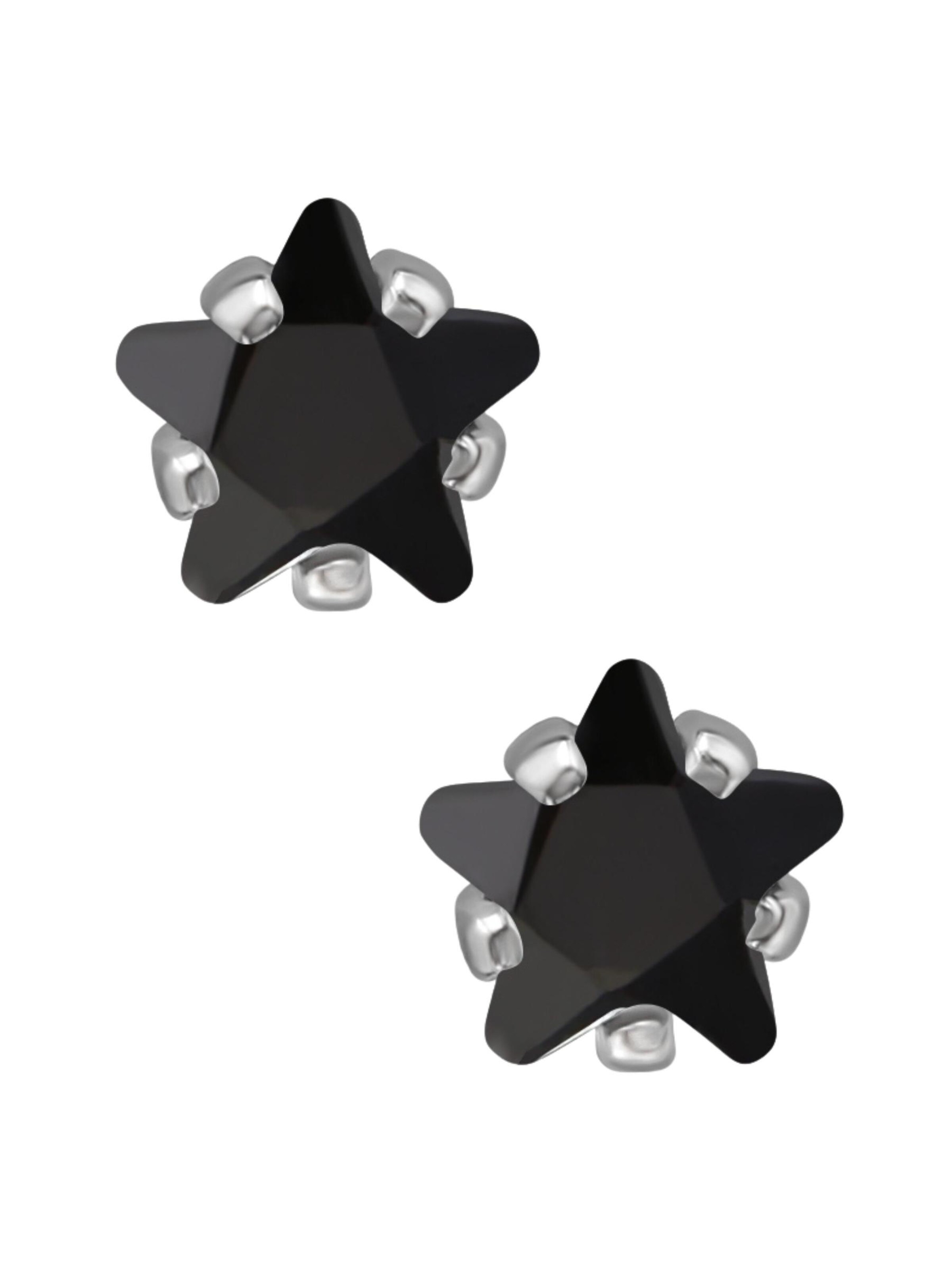 Maxte Ohrringe 'Stern'‌‌‌‌‌‌‌‌‌‌ in Silber