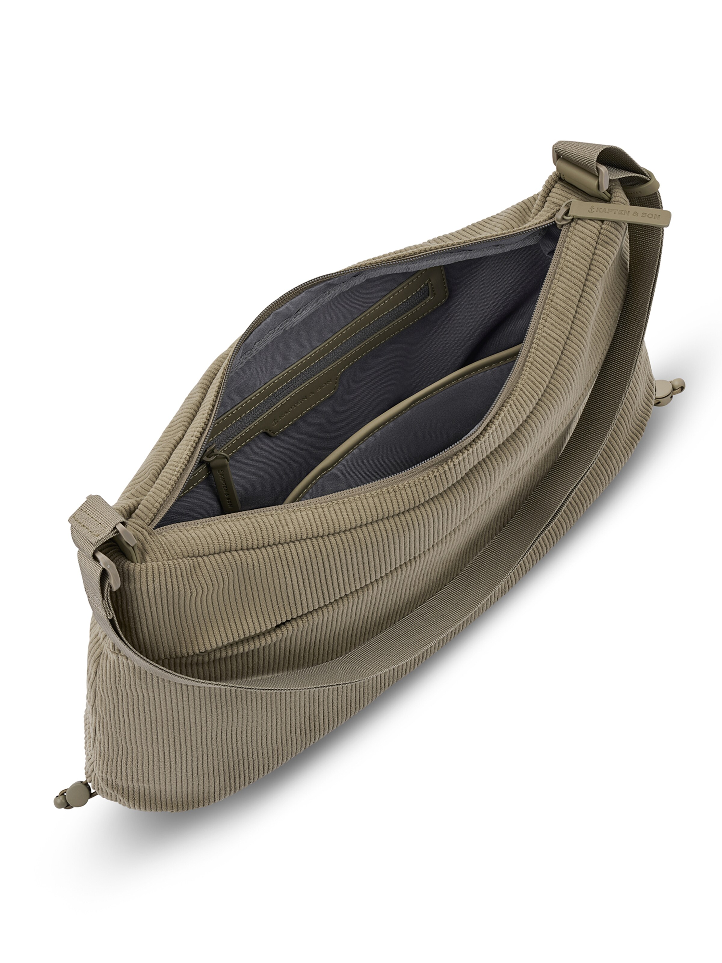 Kapten & Son Чанта за през рамо тип преметка 'Skara' в зелено