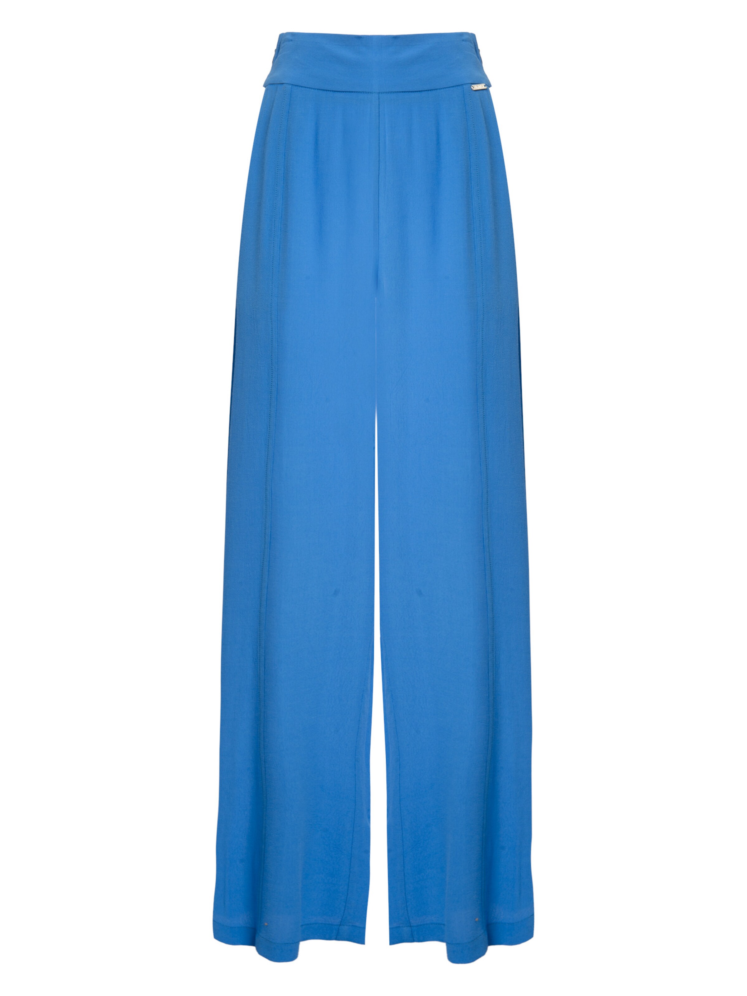Wide leg Pantaloni di Influencer in blu: frontale