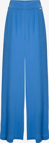 Influencer Wide Leg Housut värissä sininen: etupuoli