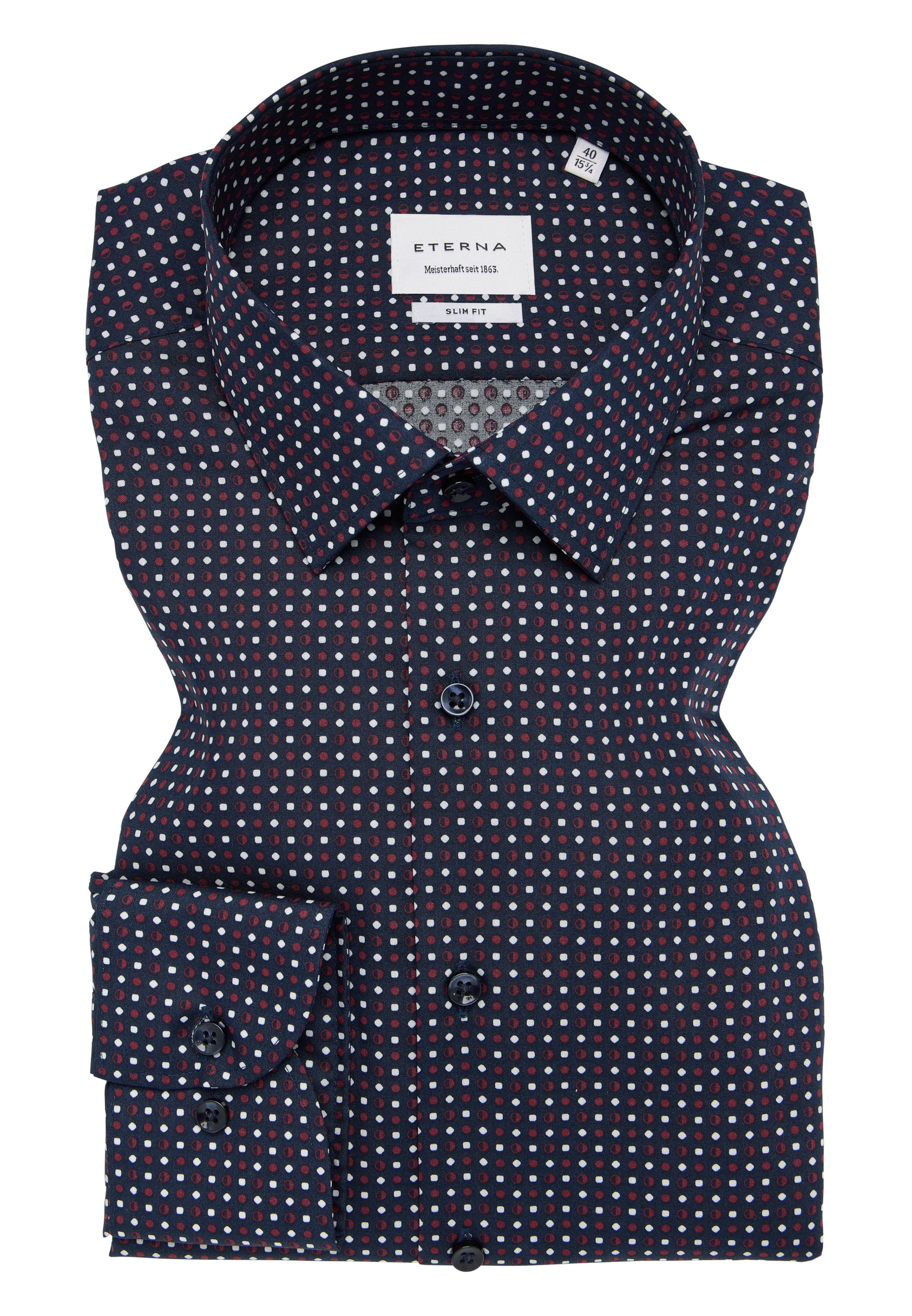 ETERNA Slim fit Zakelijk overhemd in Lila