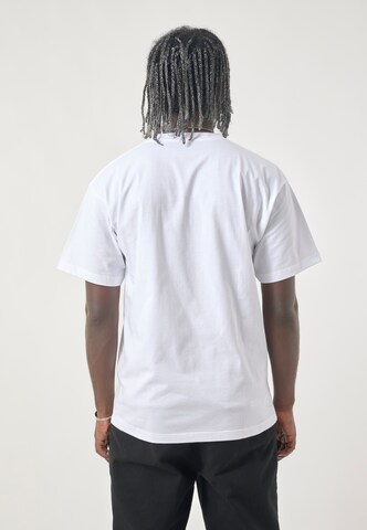 Cleptomanicx Shirt 'Classic Tee Take Care' in White