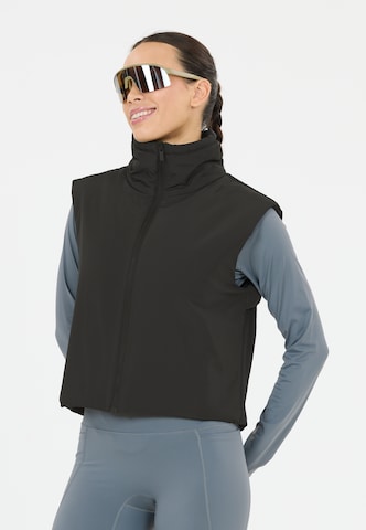 Athlecia Sportbodywarmer 'Ayanda V2' in Zwart: voorkant