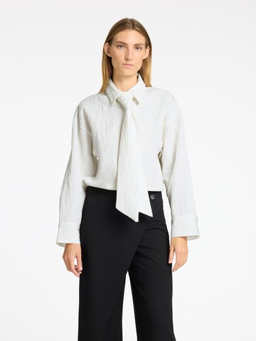 SELECTED Blouse in Wit: voorkant