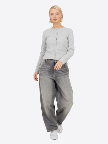 BRAVE SOUL Gebreid vest in Grijs