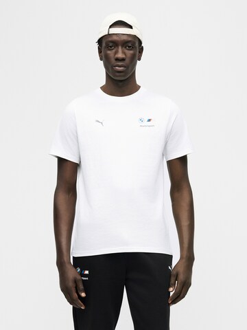 PUMA Funktionsshirt 'BMW M Motorsport Essentials' in Weiß: Vorderseite