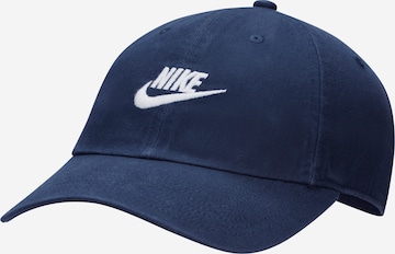 Șapcă de la Nike Sportswear pe albastru: față