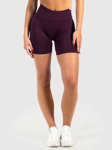 Coupe slim Pantalon de sport 'Phelia' Smilodox en violet : devant