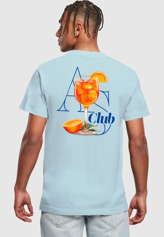 Mister Tee Tričko 'A S Club' – modrá: přední strana