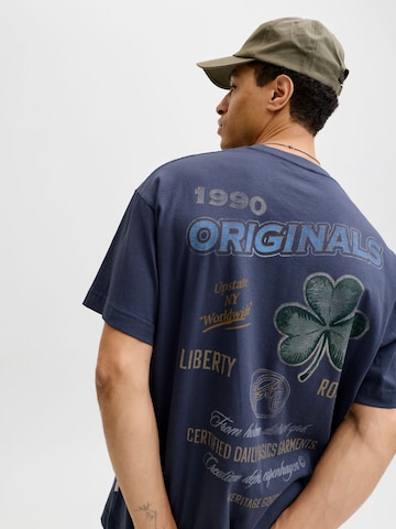 JACK & JONES T-Shirt 'JORUpstate' in Blau