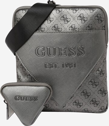 Sac à bandoulière 'MILANO' GUESS en gris : devant