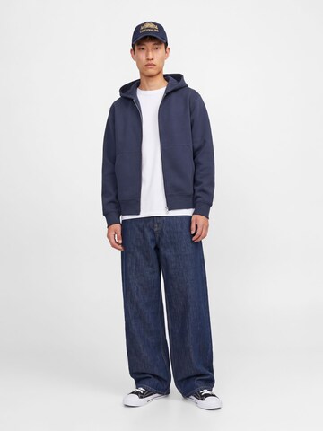 JACK & JONES Sweat jacket in Blue
