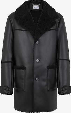 Philipp Plein Mantel in Schwarz: Vorderseite