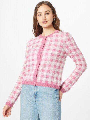 ONLY Knit Cardigan 'Maja' in Pink: front