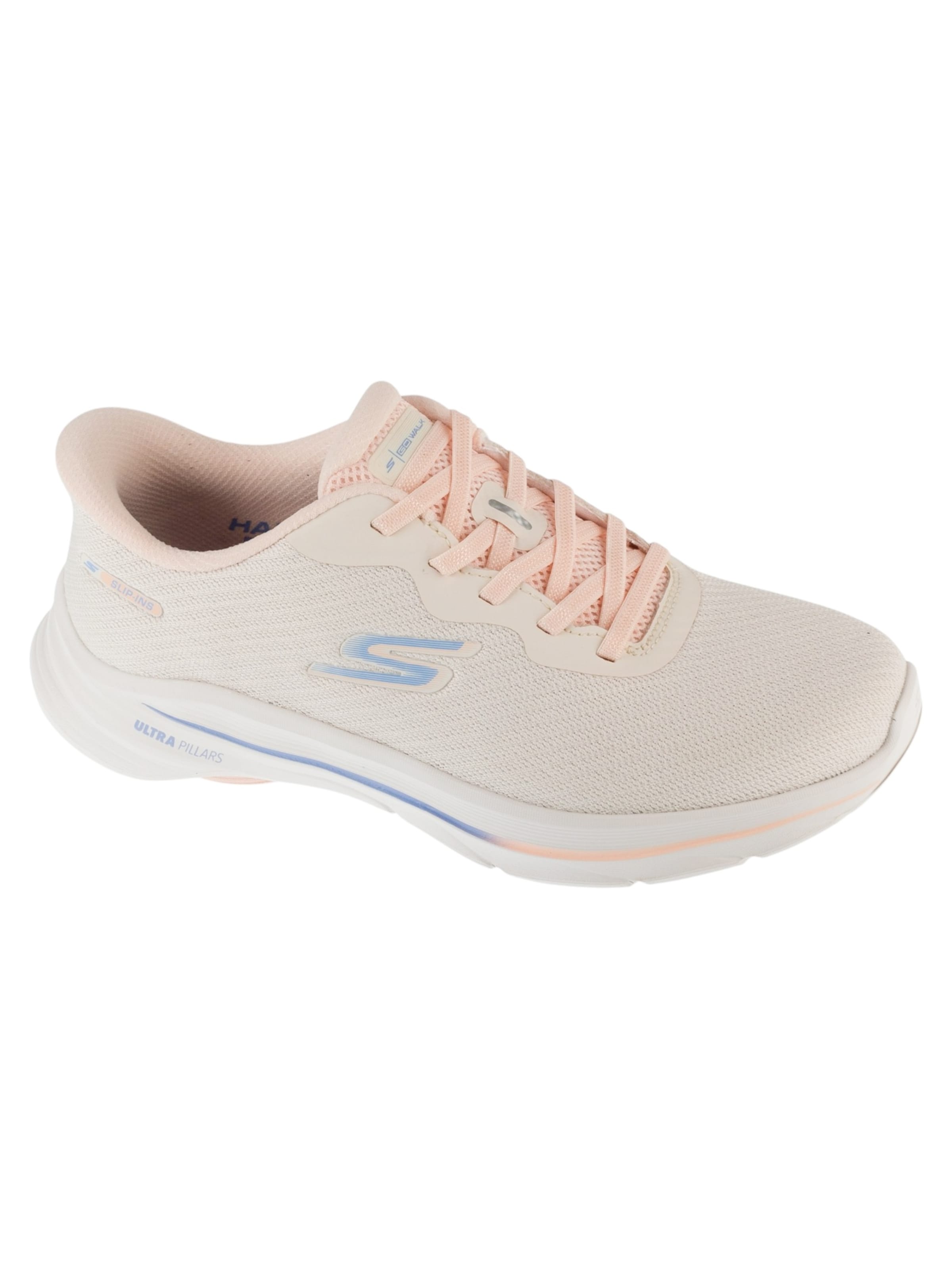 Baskets basses 'Skechers Slip-Ins: GO Walk 8 - Nadia' SKECHERS en beige : devant