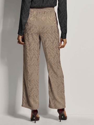 MADELEINE Wide leg Broek in Beige