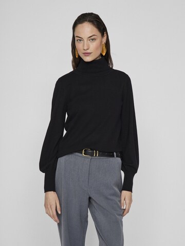 VILA Sweater in Black: front