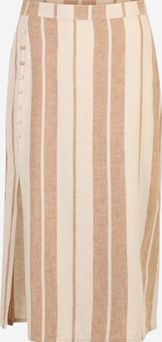 Only Tall Skirt 'Ohio' in Beige: front