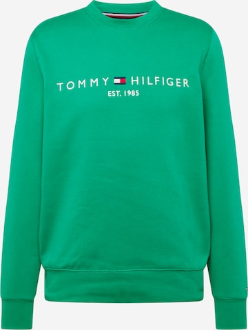 TOMMY HILFIGER Tréning póló - zöld: elől