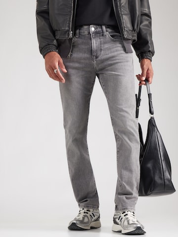 Coupe slim Jean 'Hatch' Pepe Jeans en gris : devant