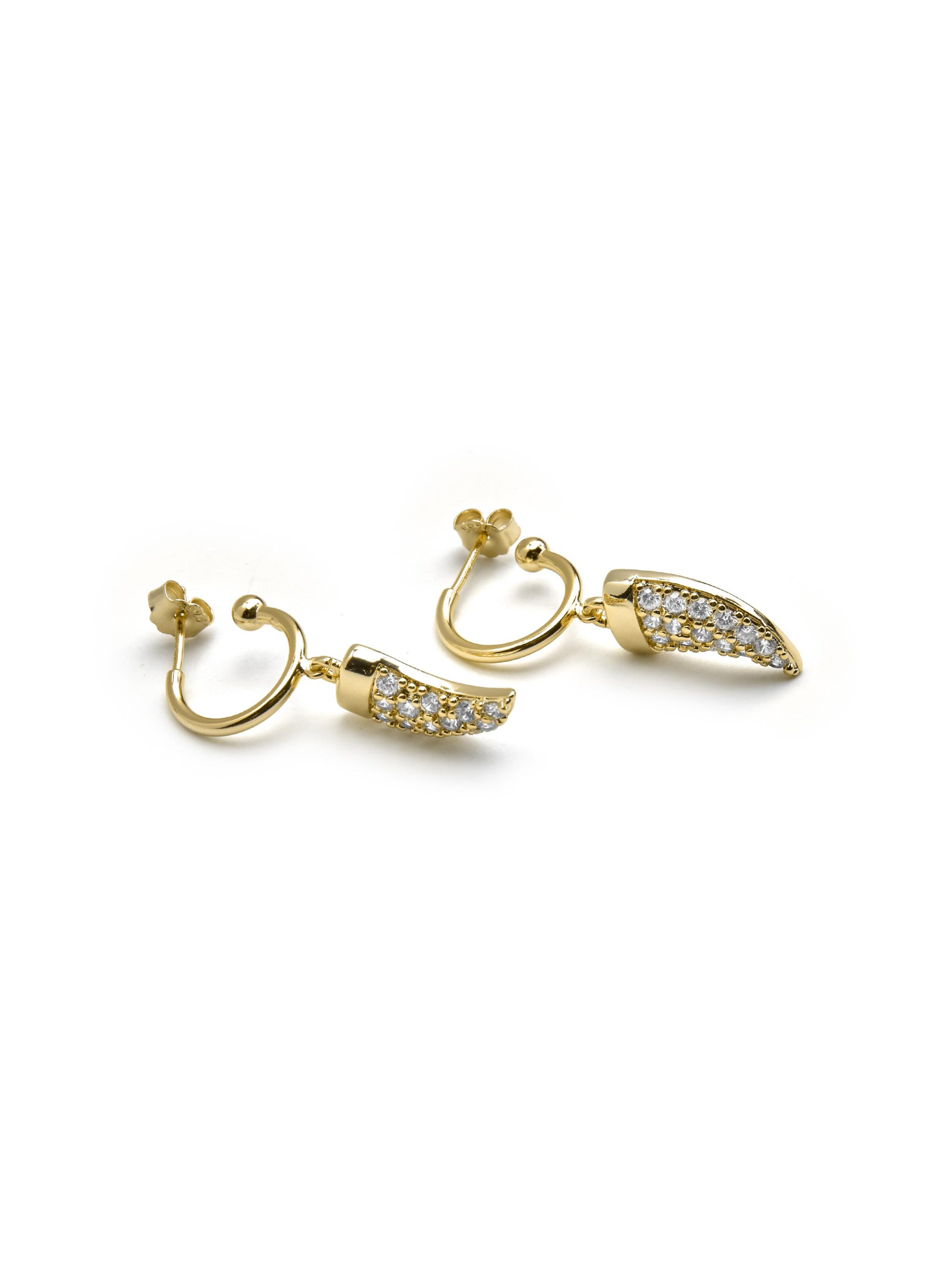 Luxenter Earrings 'Dek' in Gold