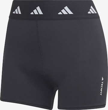 ADIDAS PERFORMANCE - Skinny Pantalón deportivo 'Techfit Period Proof 3-Inch' en negro: frente