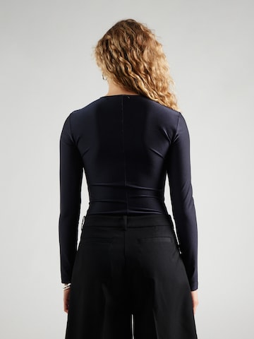 Versace Jeans Couture Koszula body w kolorze czarny