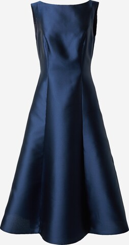 Robe de cocktail SWING en bleu : devant