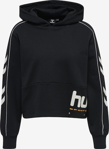 Hummel Športna majica 'Yoko' | črna barva: sprednja stran