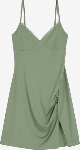 Bershka Dress in Green: front