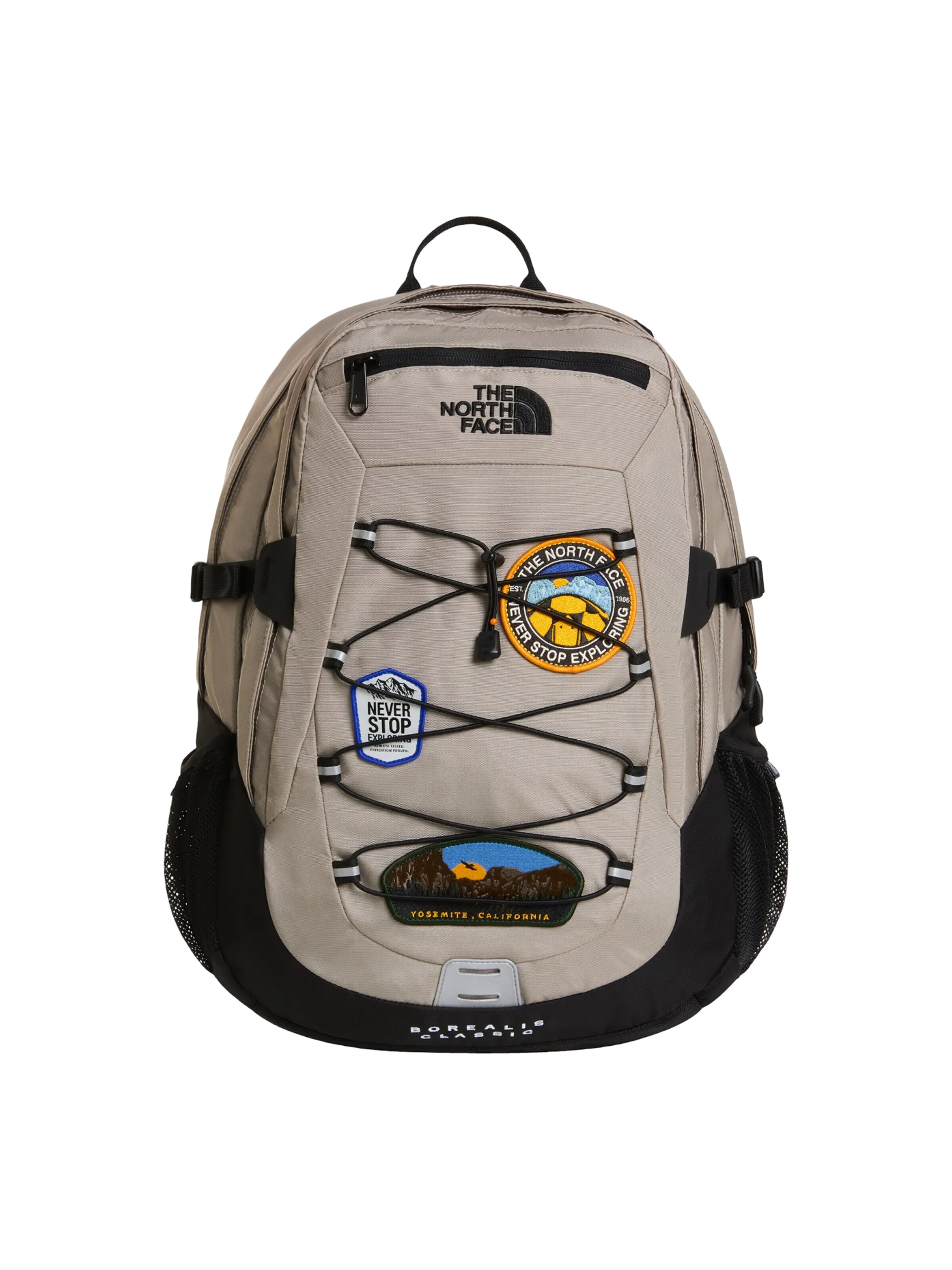 Zaino 'BOREALIS CLSSC PATCH NF0A8KE8' in One Size THE NORTH FACE di colore grigio, Visualizzazione prodotti
