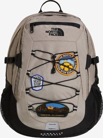 Zaino 'BOREALIS CLSSC PATCH NF0A8KE8' di THE NORTH FACE in grigio: frontale