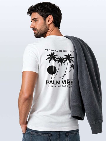 Neverless Shirt 'Palm Vibes'‌‌‌‌‌‌‌‌‌ in Weiß