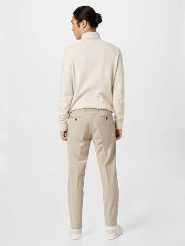 CINQUE Regular Pleated Pants in Beige