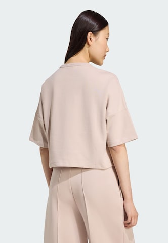 ADIDAS ORIGINALS - Camiseta 'Off Placed 3-Stripes' en marrón