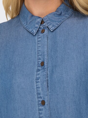ONLY Shirt dress 'ONLCHARIS' in Blue