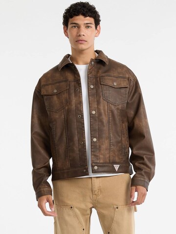GUESS Jacke in Braun: Vorderseite