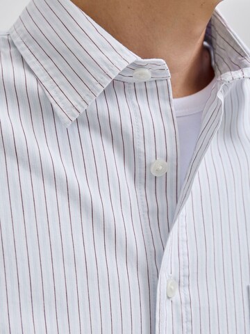 JACK & JONES Regular fit Button Up Shirt in White
