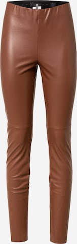 Riani Skinny Pants in Brown: front