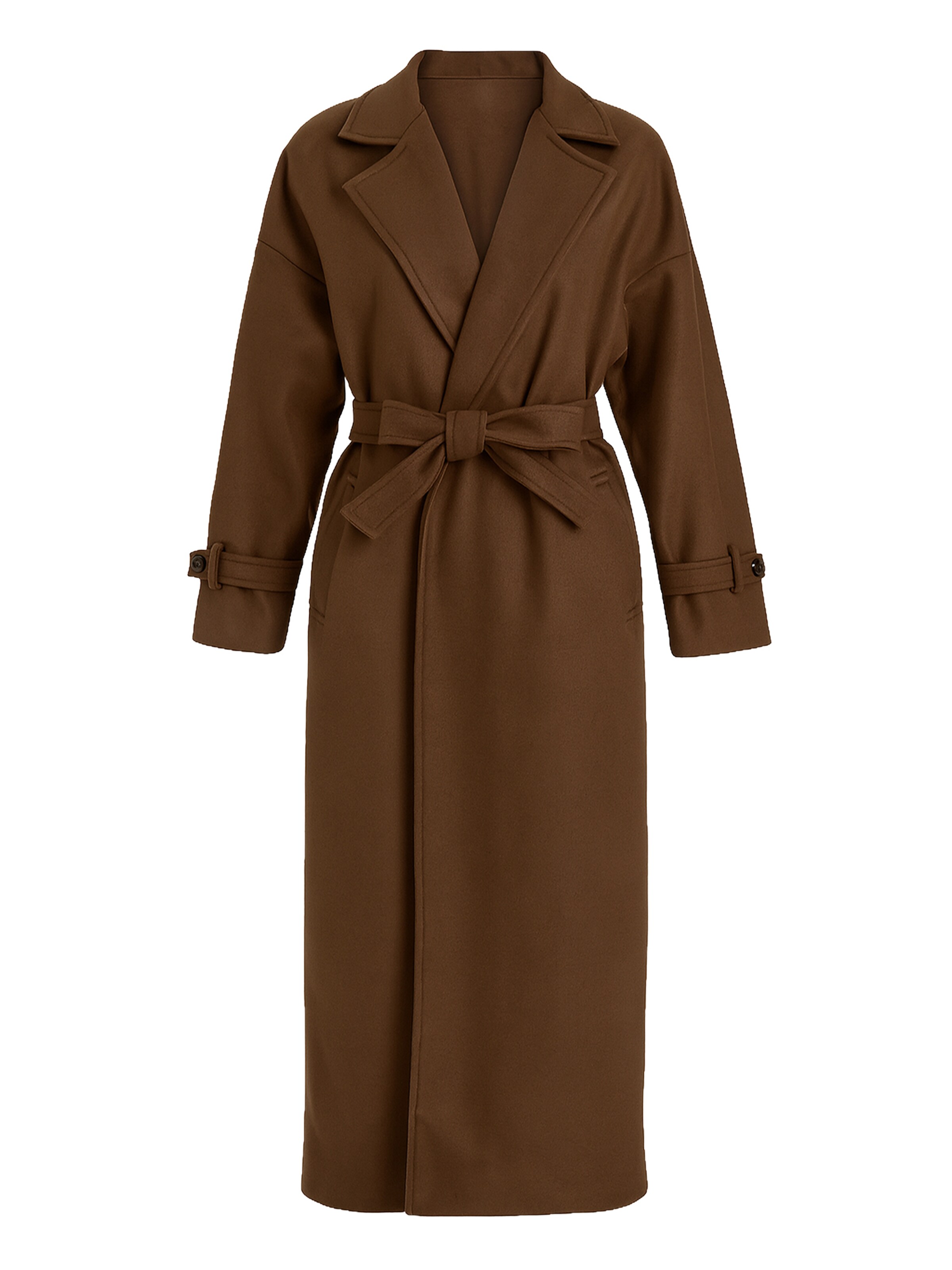 Elara Mantel in Braun: Vorderseite