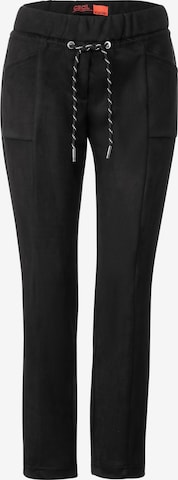 CECIL Regular Pants 'Tracey' in Black: front