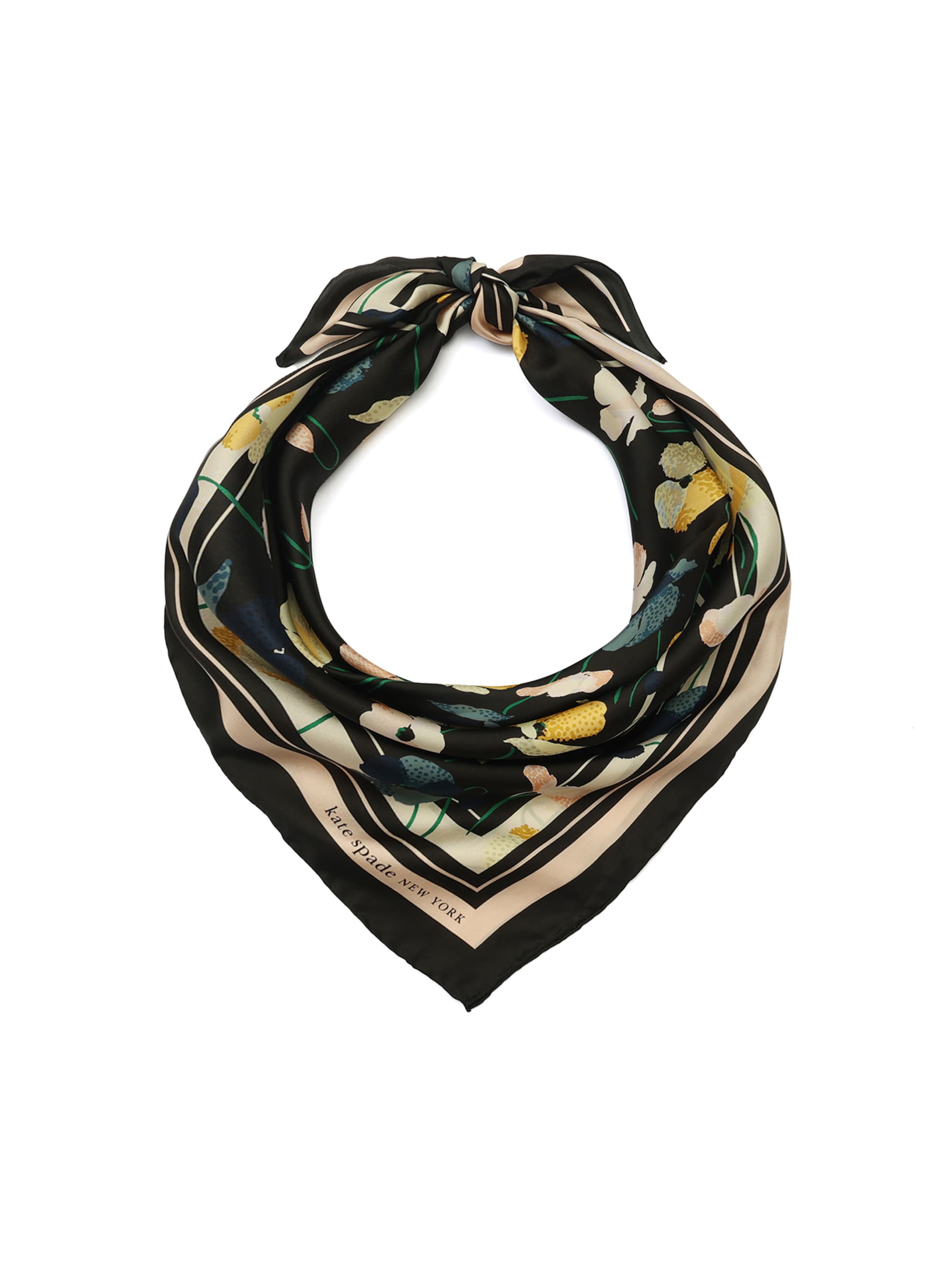 Kate Spade - Pañuelo 'New York Poppy Garden' en negro