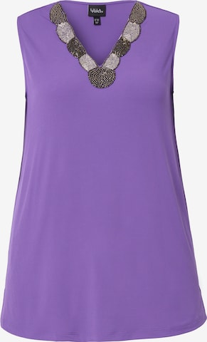 Ulla Popken Top in Lila: voorkant