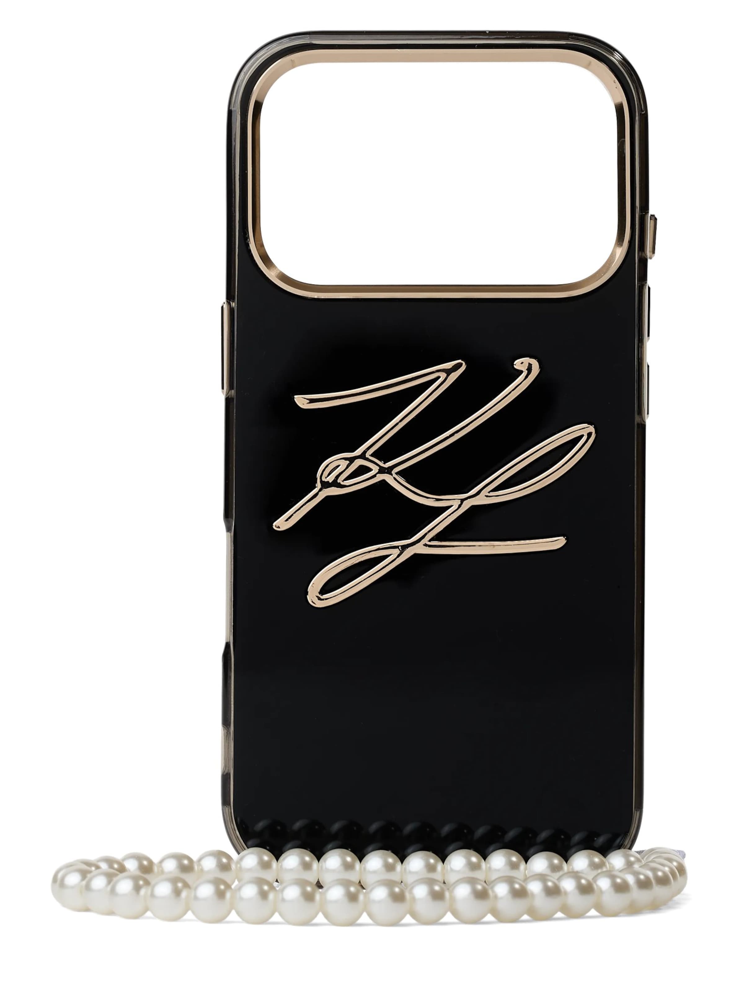 Karl Lagerfeld Protection pour smartphone en One Size en or / noir, Vue avec produit