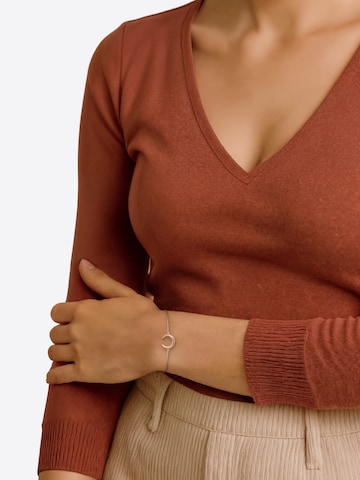Sofia Milani Armband 'Moon'‌‌‌ in Silber: Vorderseite