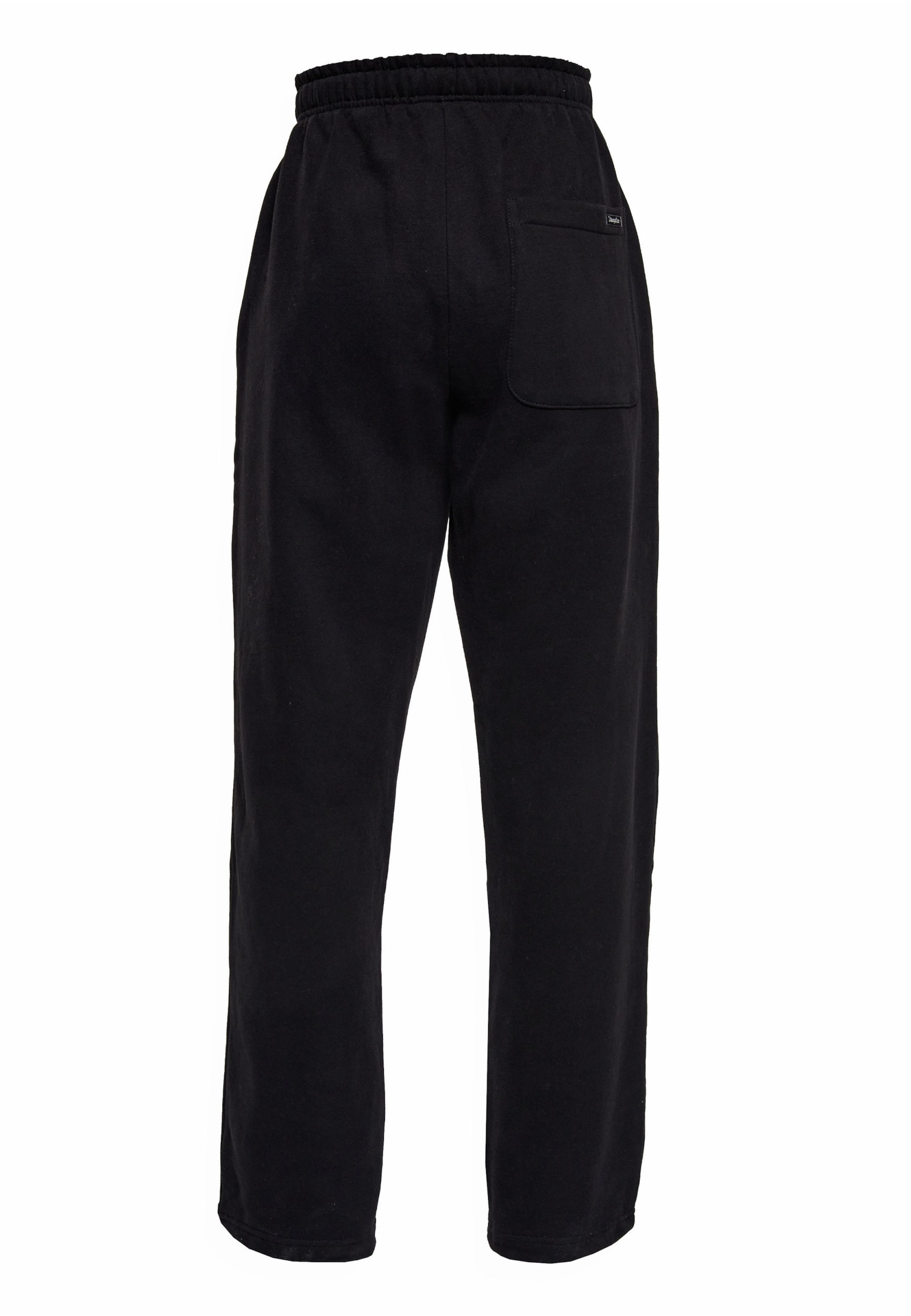 Dropsize Loose fit Pants 'Sleek' in Black