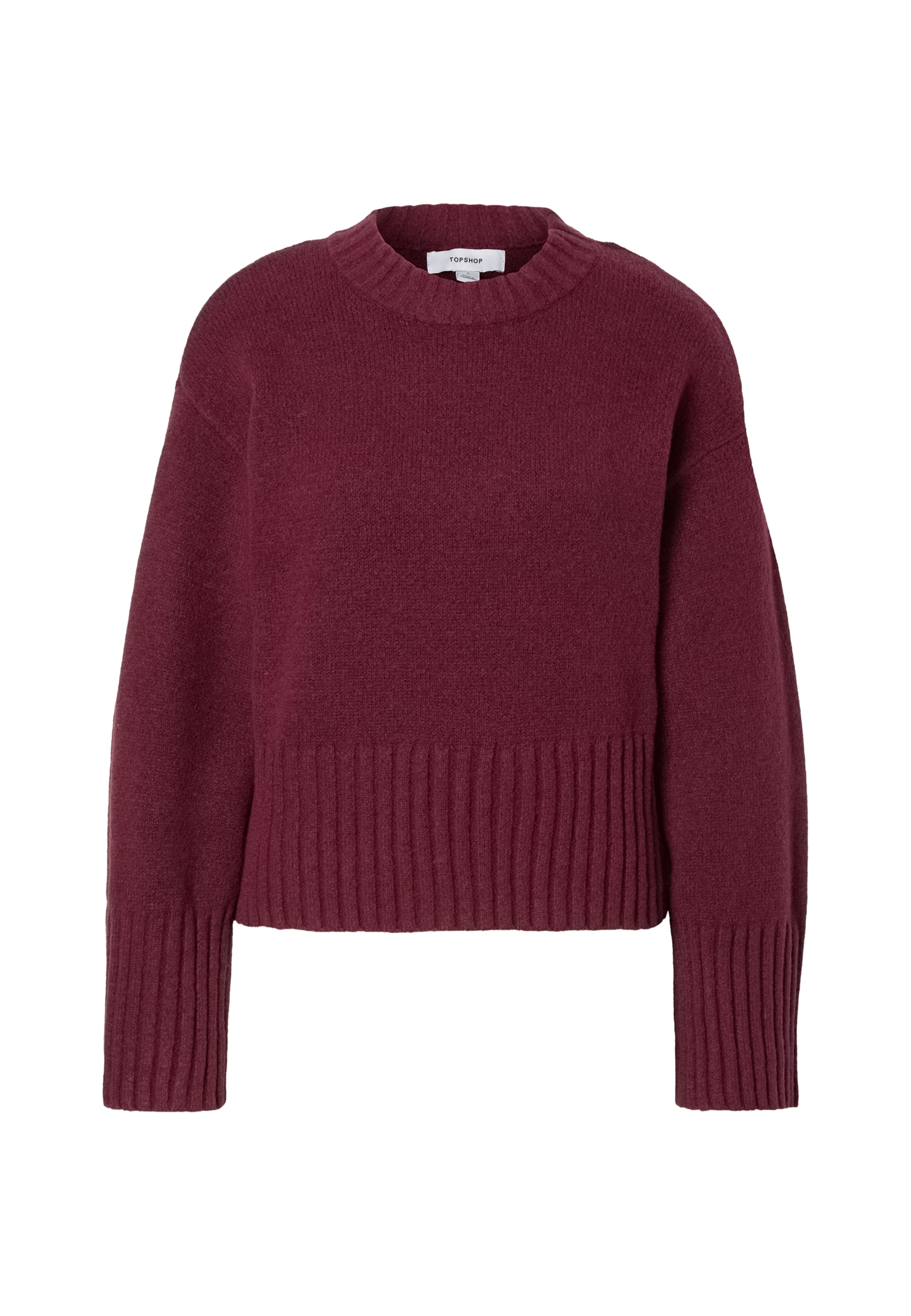 Pull-over 'DAISY' TOPSHOP en rouge : devant